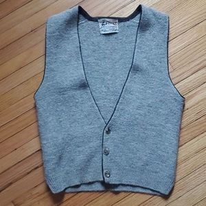 Vintage wool sweater vest